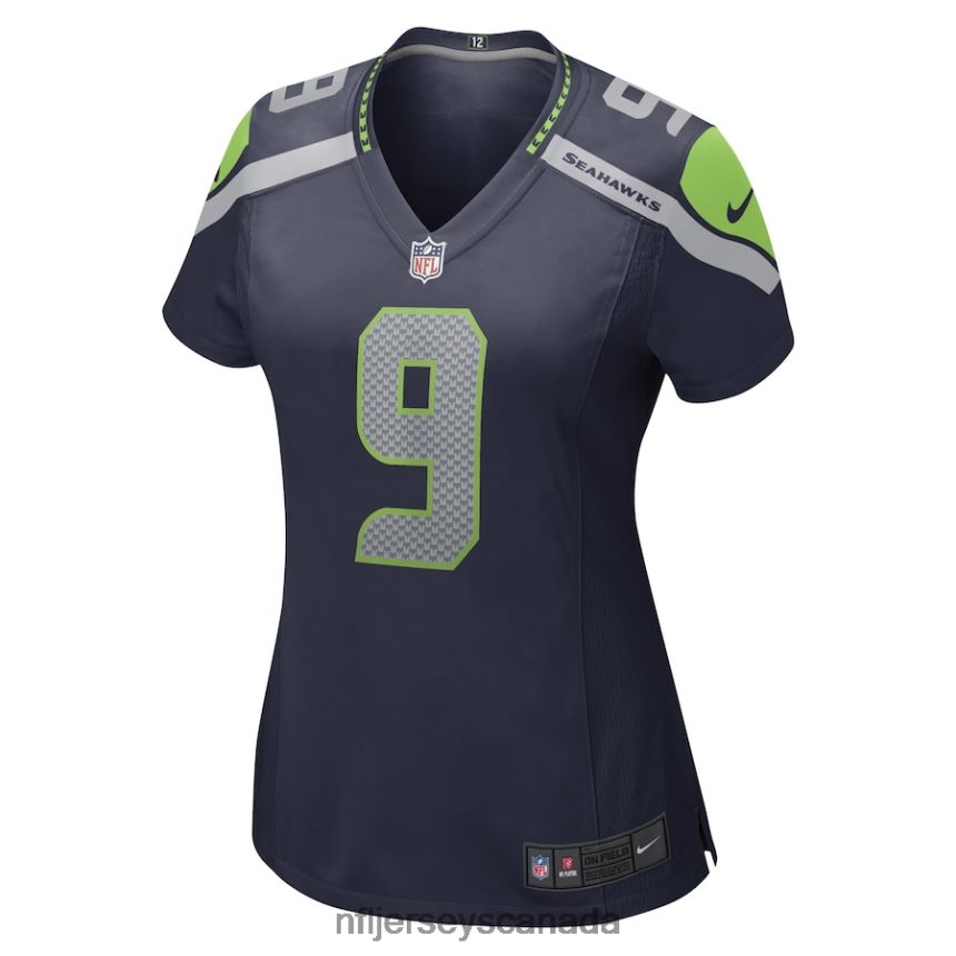 Women Seattle Seahawks Kenneth Walker III Nike College Navy Game Player Jersey Clothing NFL TBXFR62004