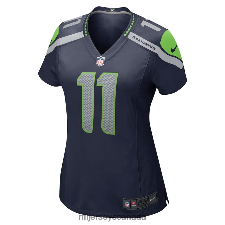 Women Seattle Seahawks Marquise Goodwin Nike College Navy Home Game Player Jersey Clothing NFL TBXFR64883