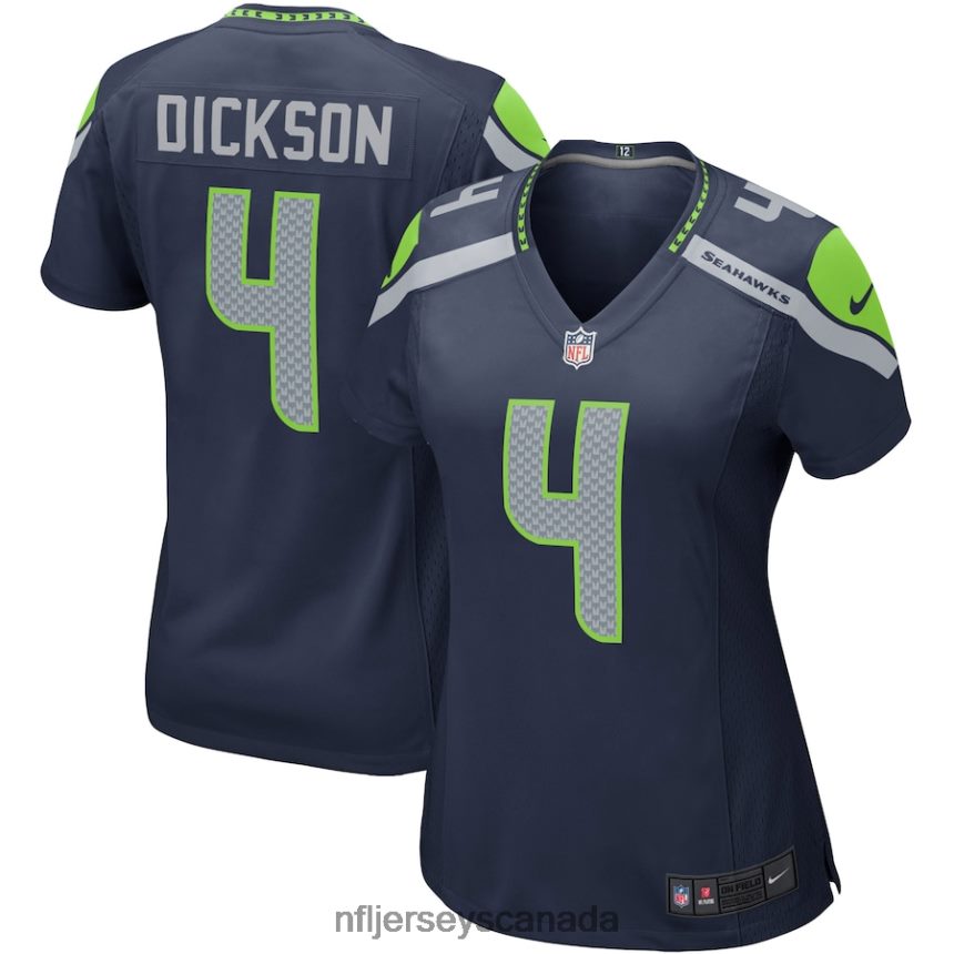 Women Seattle Seahawks Michael Dickson Nike College Navy Game Player Jersey Clothing NFL TBXFR64088