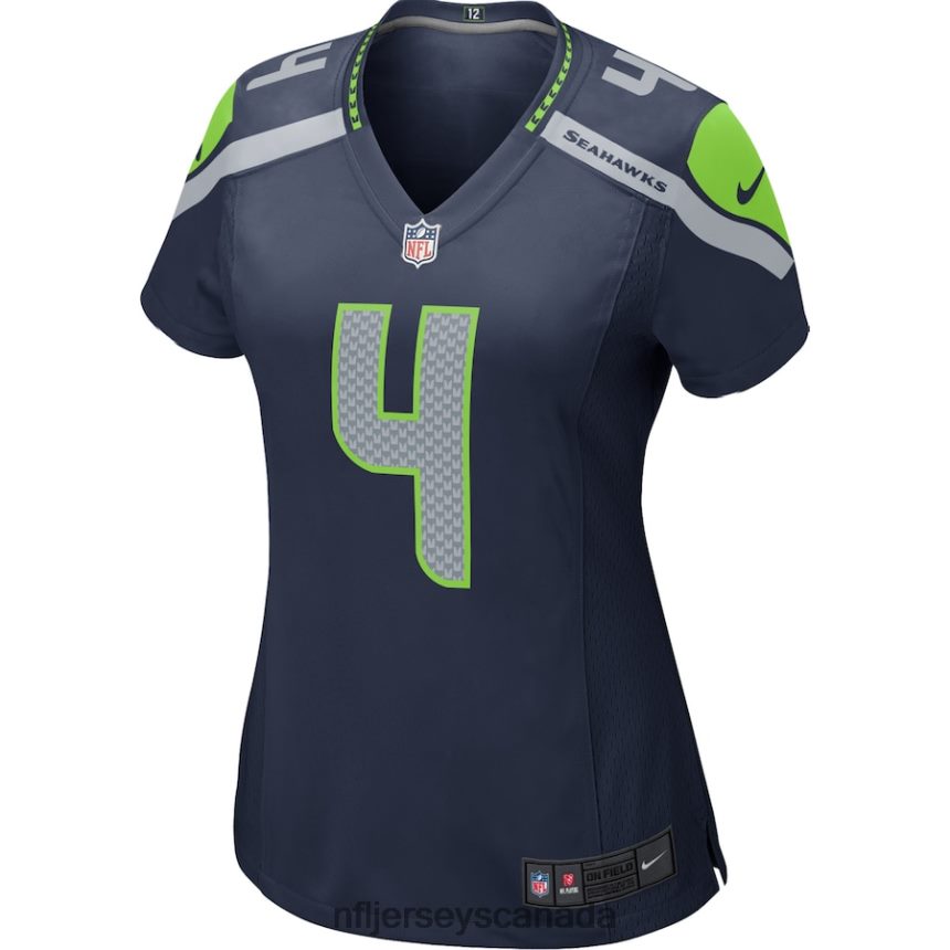 Women Seattle Seahawks Michael Dickson Nike College Navy Game Player Jersey Clothing NFL TBXFR64088