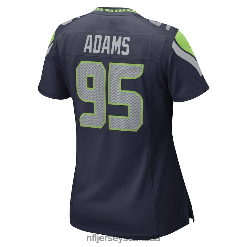 Women Seattle Seahawks Myles Adams Nike College Navy Game Player Jersey Clothing NFL TBXFR66226
