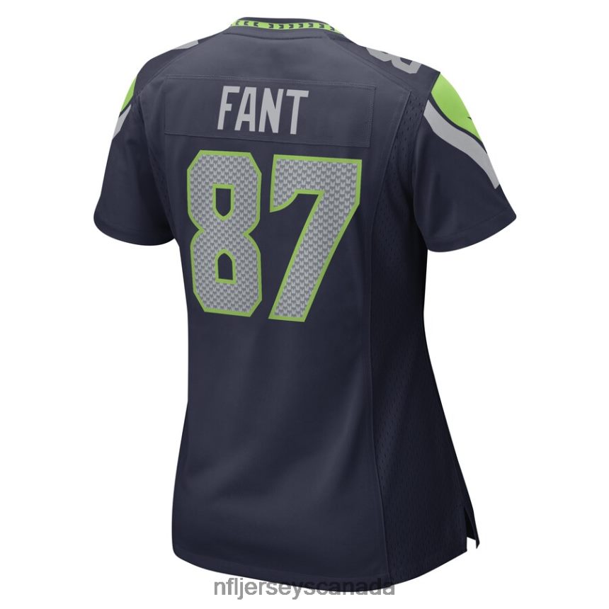 Women Seattle Seahawks Noah Fant Nike College Navy Game Player Jersey Clothing NFL TBXFR64268