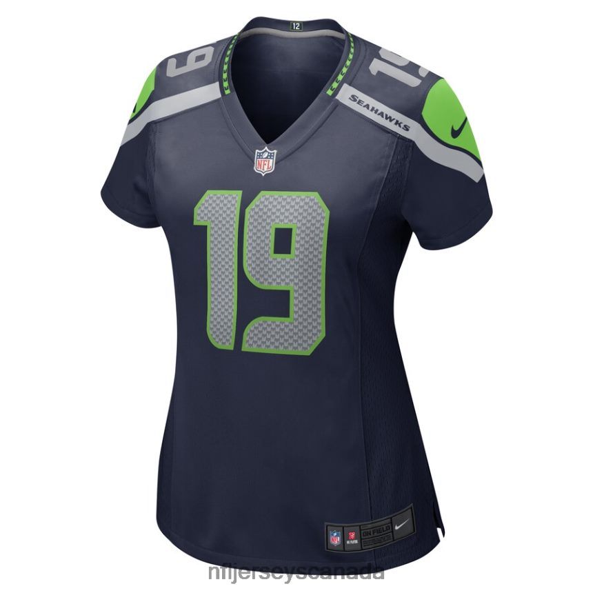 Women Seattle Seahawks Penny Hart Nike College Navy Game Jersey Clothing NFL TBXFR65815