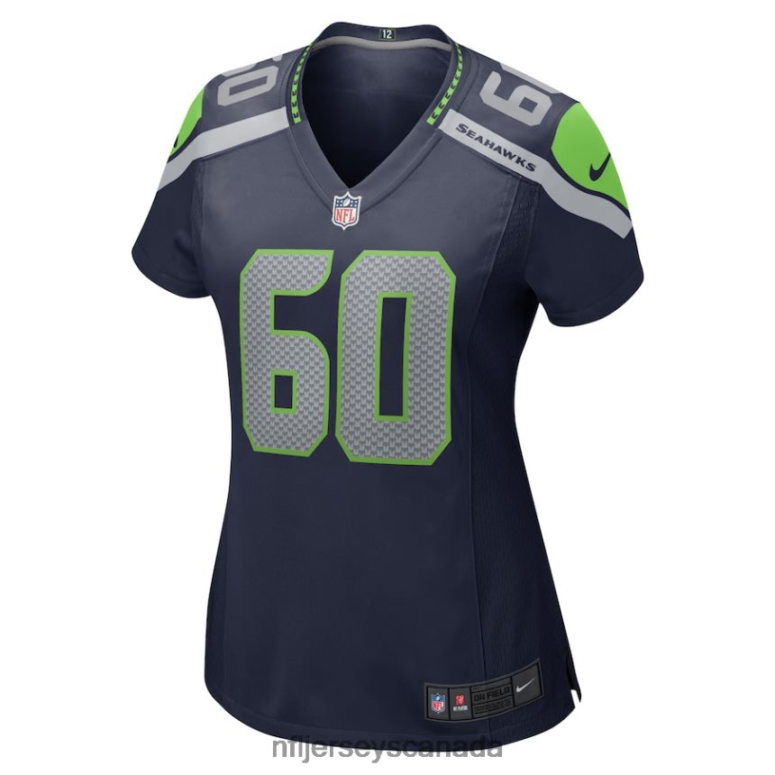 Women Seattle Seahawks Phil Haynes Nike College Navy Game Jersey Clothing NFL TBXFR63877