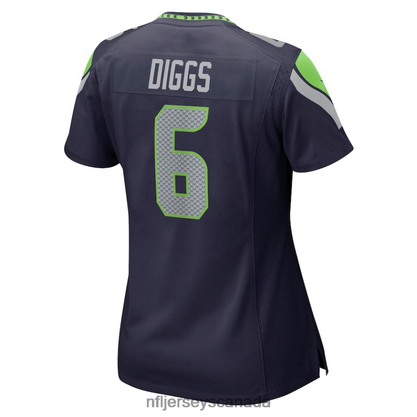 Women Seattle Seahawks Quandre Diggs Nike College Navy Player Game Jersey Clothing NFL TBXFR63718
