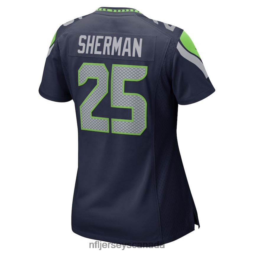 Women Seattle Seahawks Richard Sherman Nike College Navy Retired Game Jersey Clothing NFL TBXFR63642