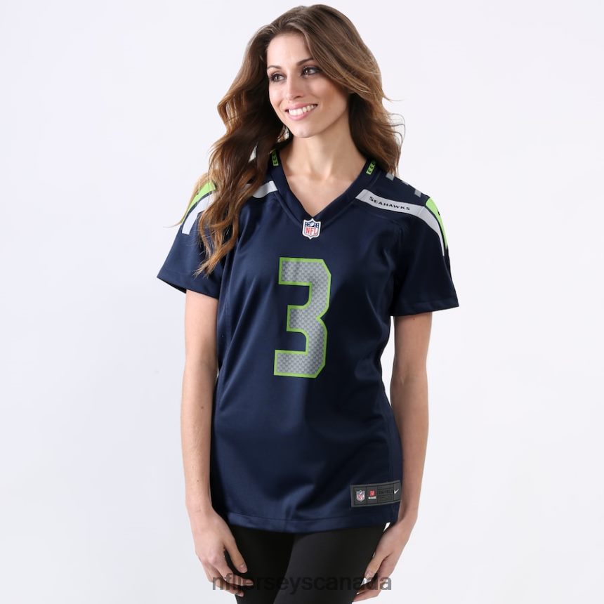 Women Seattle Seahawks Russell Wilson Nike College Navy Game Player Jersey Clothing NFL TBXFR6900