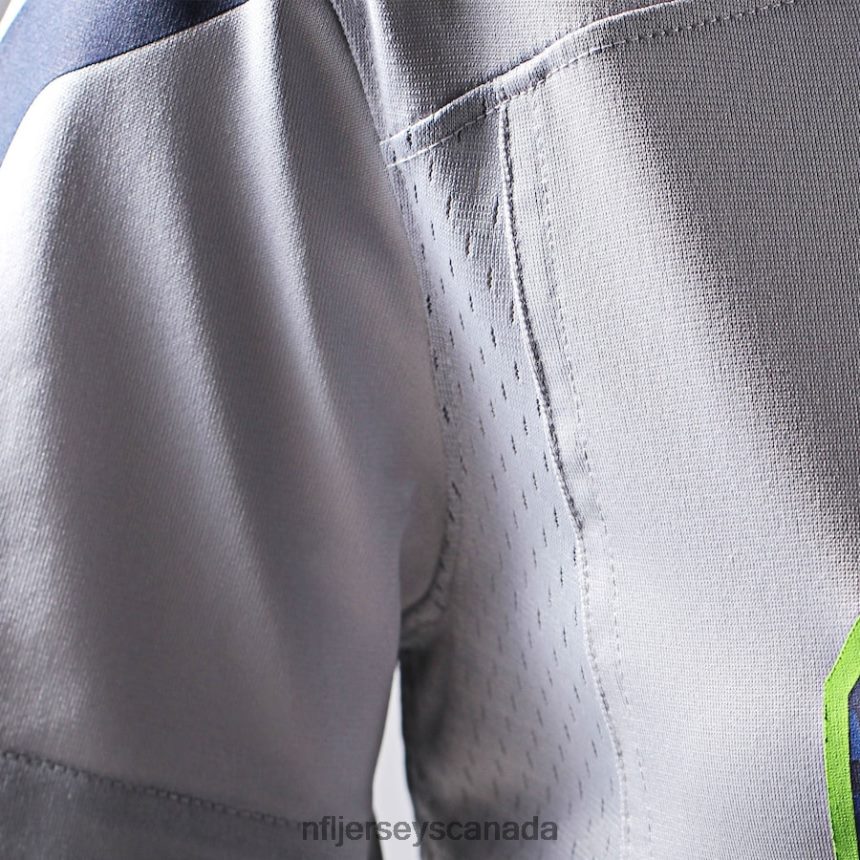 Women Seattle Seahawks Russell Wilson Nike Gray Game Jersey Clothing NFL TBXFR62316