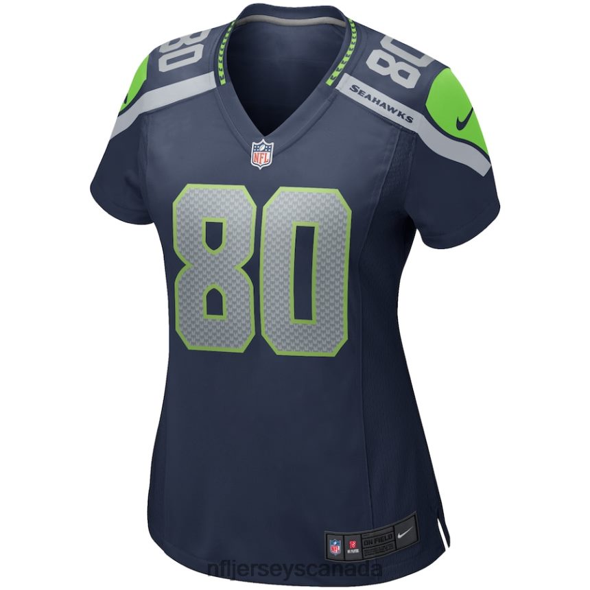 Women Seattle Seahawks Steve Largent Nike College Navy Game Retired Player Jersey Clothing NFL TBXFR62383