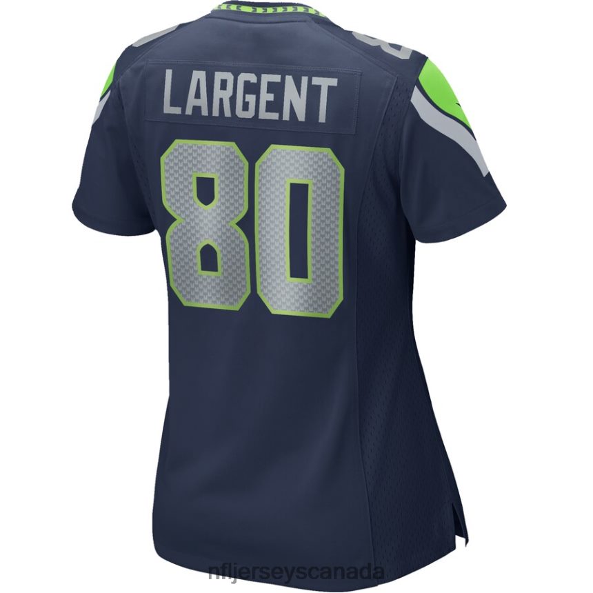 Women Seattle Seahawks Steve Largent Nike College Navy Game Retired Player Jersey Clothing NFL TBXFR62383
