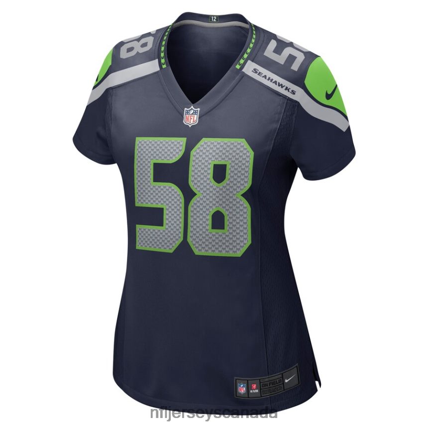 Women Seattle Seahawks Tanner Muse Nike College Navy Game Player Jersey Clothing NFL TBXFR67099
