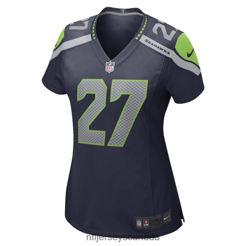 Women Seattle Seahawks Tariq Woolen Nike College Navy Game Player Jersey Clothing NFL TBXFR61246