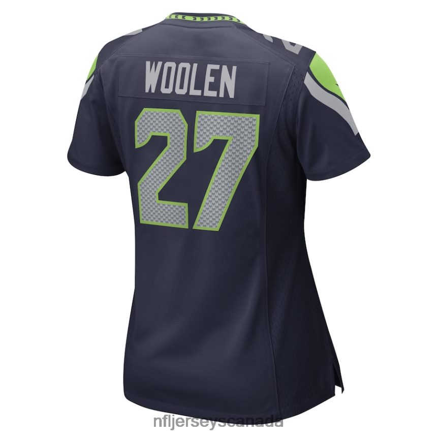 Women Seattle Seahawks Tariq Woolen Nike College Navy Game Player Jersey Clothing NFL TBXFR61246