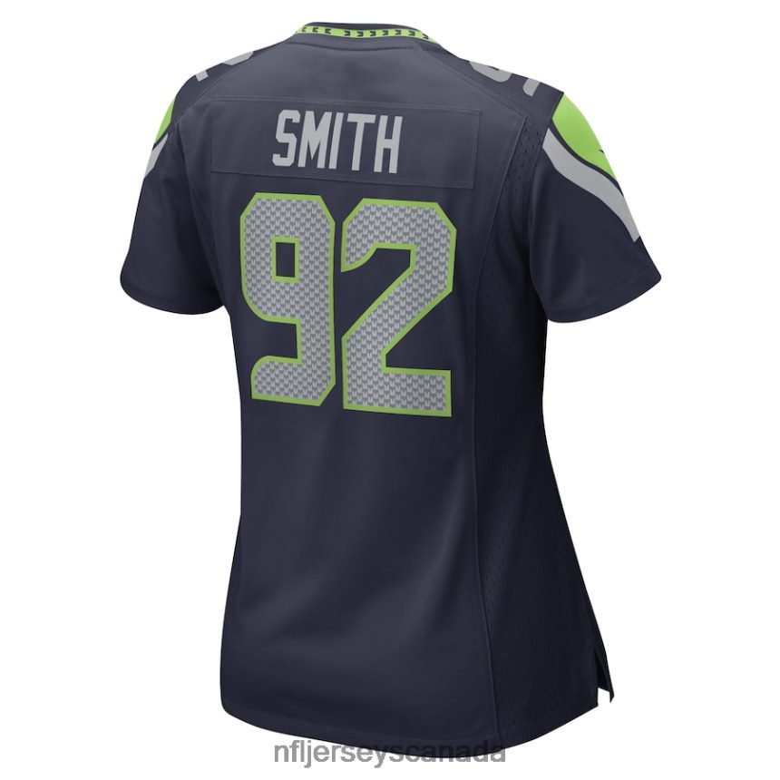 Women Seattle Seahawks Tyreke Smith Nike College Navy Game Player Jersey Clothing NFL TBXFR66197