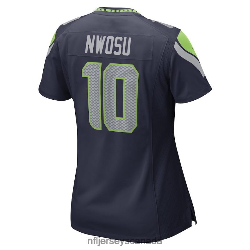 Women Seattle Seahawks Uchenna Nwosu Nike College Navy Game Player Jersey Clothing NFL TBXFR64248