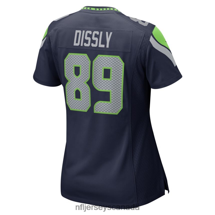 Women Seattle Seahawks Will Dissly Nike College Navy Game Jersey Clothing NFL TBXFR64256