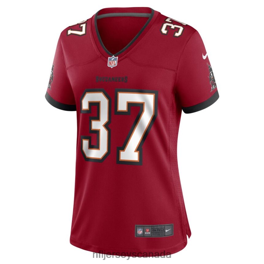Women Tampa Bay Buccaneers Anthony Chesley Nike Red Game Player Jersey Clothing NFL TBXFR66623