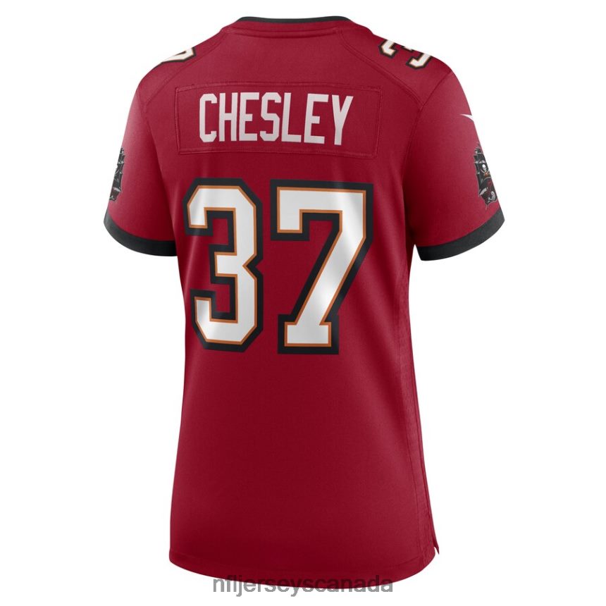 Women Tampa Bay Buccaneers Anthony Chesley Nike Red Game Player Jersey Clothing NFL TBXFR66623