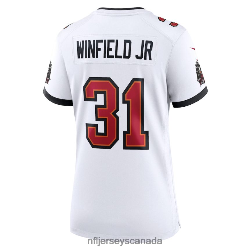 Women Tampa Bay Buccaneers Antoine Winfield Jr Nike White Game Jersey Clothing NFL TBXFR65201