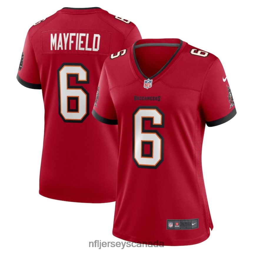 Women Tampa Bay Buccaneers Baker Mayfield Nike Red Game Jersey Clothing NFL TBXFR6634