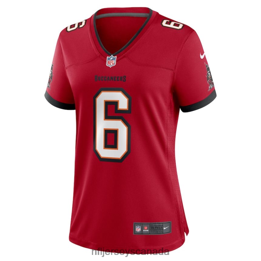 Women Tampa Bay Buccaneers Baker Mayfield Nike Red Game Jersey Clothing NFL TBXFR6634