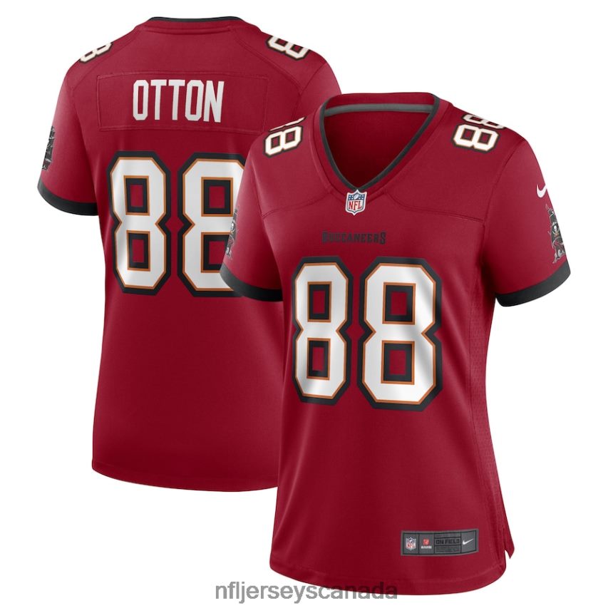 Women Tampa Bay Buccaneers Cade Otton Nike Red Game Player Jersey Clothing NFL TBXFR65785