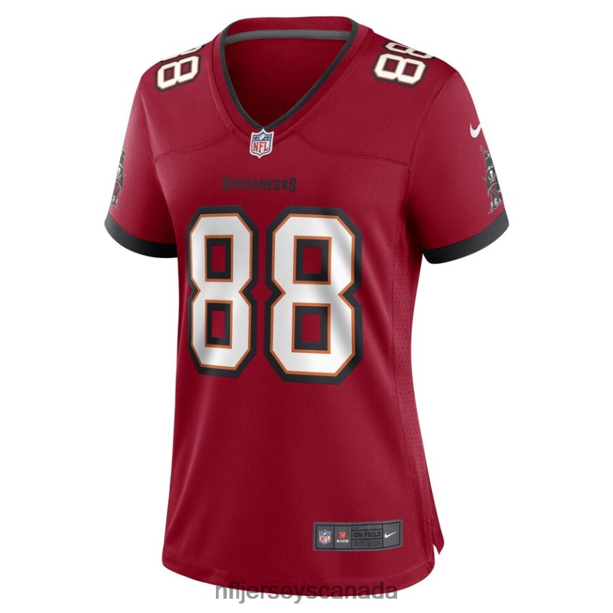 Women Tampa Bay Buccaneers Cade Otton Nike Red Game Player Jersey Clothing NFL TBXFR65785
