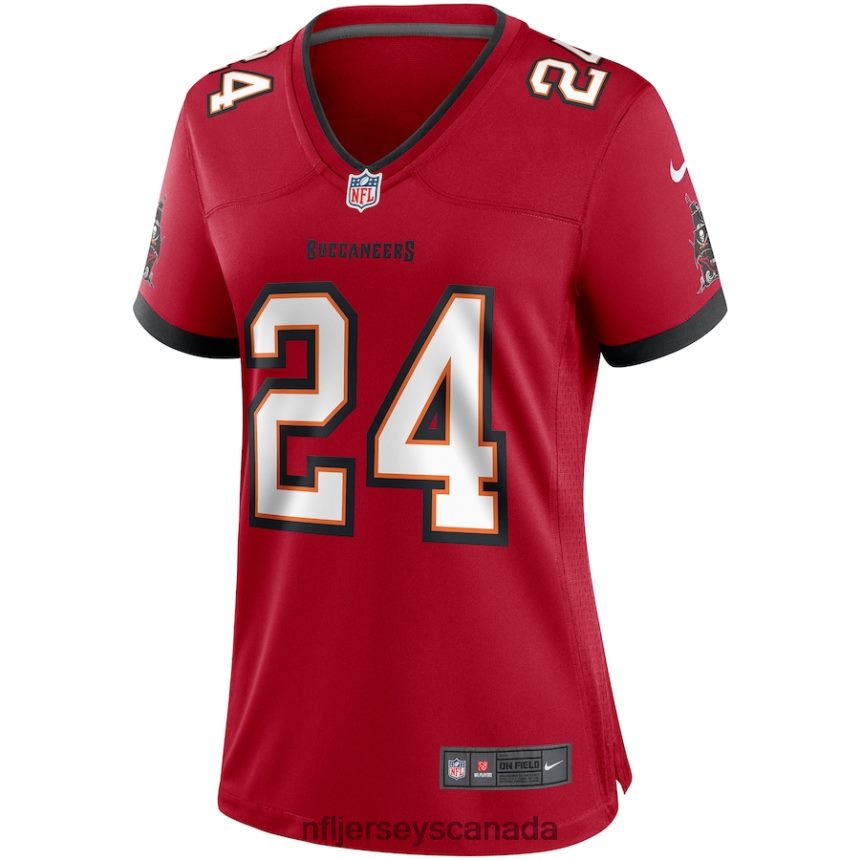 Women Tampa Bay Buccaneers Cadillac Williams Nike Red Game Retired Player Jersey Clothing NFL TBXFR66558