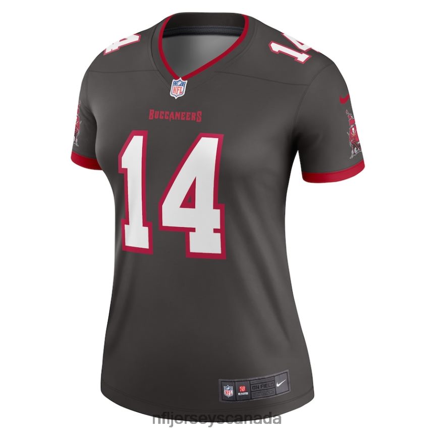 Women Tampa Bay Buccaneers Chris Godwin Nike Pewter Alternate Legend Jersey Clothing NFL TBXFR63772