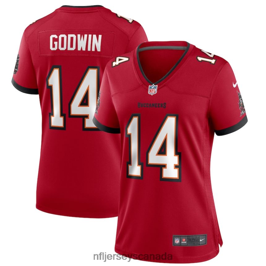 Women Tampa Bay Buccaneers Chris Godwin Nike Red Game Player Jersey Clothing NFL TBXFR63765