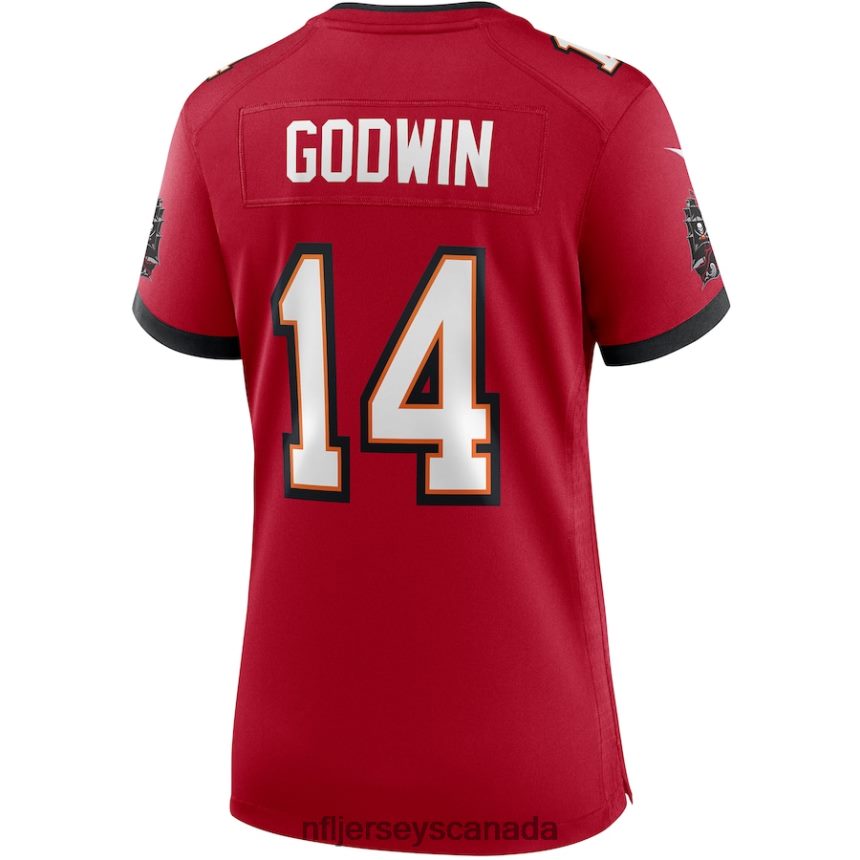 Women Tampa Bay Buccaneers Chris Godwin Nike Red Game Player Jersey Clothing NFL TBXFR63765