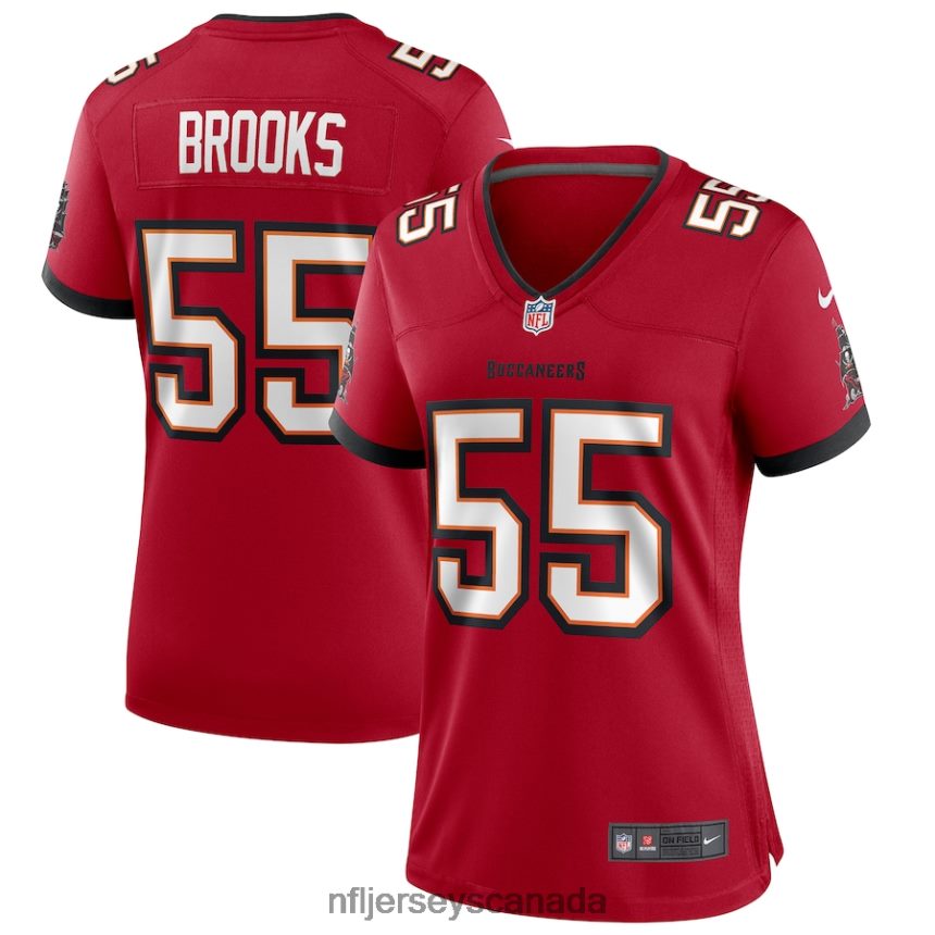 Women Tampa Bay Buccaneers Derrick Brooks Nike Red Game Retired Player Jersey Clothing NFL TBXFR64646
