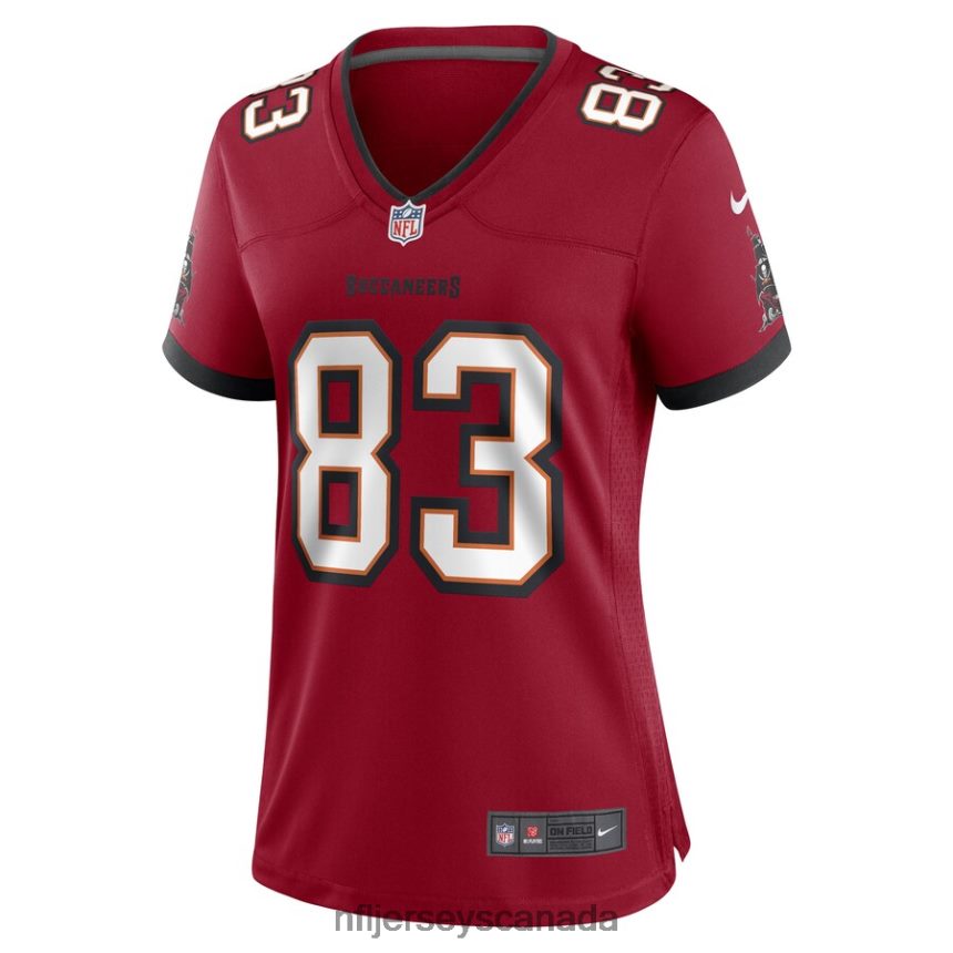 Women Tampa Bay Buccaneers Deven Thompkins Nike Red Game Player Jersey Clothing NFL TBXFR66722