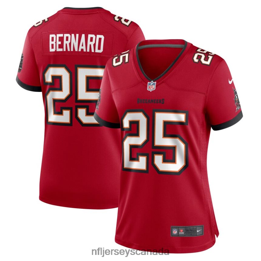 Women Tampa Bay Buccaneers Giovani Bernard Nike Red Game Jersey Clothing NFL TBXFR65808