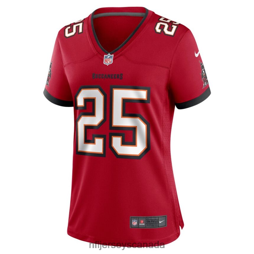 Women Tampa Bay Buccaneers Giovani Bernard Nike Red Game Jersey Clothing NFL TBXFR65808