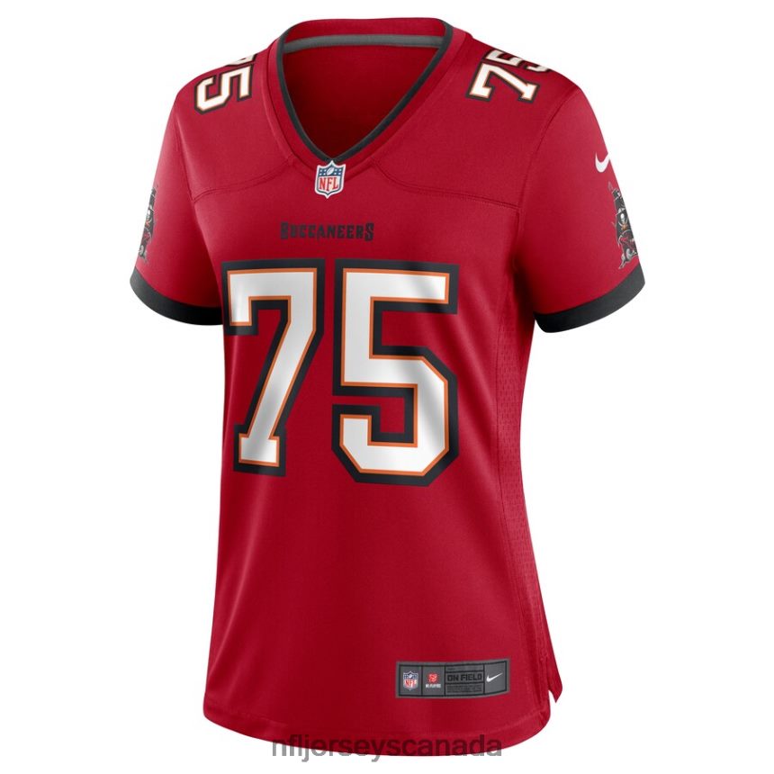 Women Tampa Bay Buccaneers John Molchon Nike Red Game Jersey Clothing NFL TBXFR66543