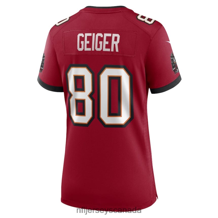 Women Tampa Bay Buccaneers Kaylon Geiger Nike Red Game Player Jersey Clothing NFL TBXFR66387