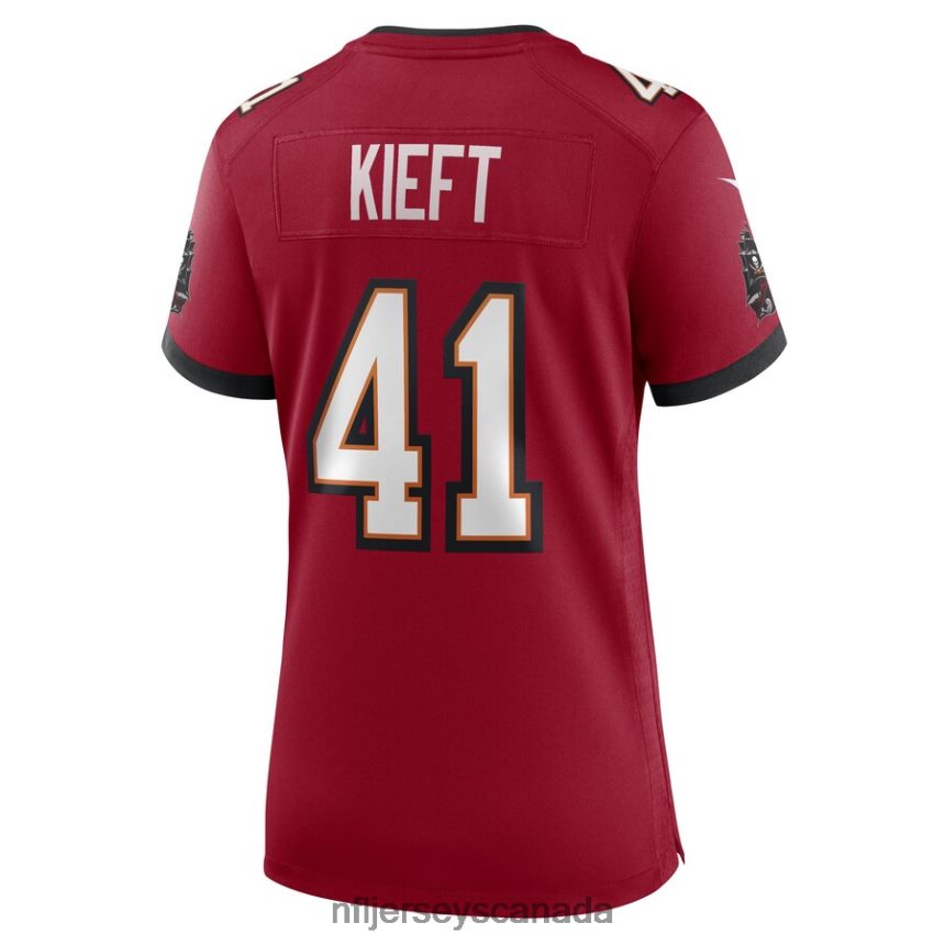 Women Tampa Bay Buccaneers Ko Kieft Nike Red Game Player Jersey Clothing NFL TBXFR64997