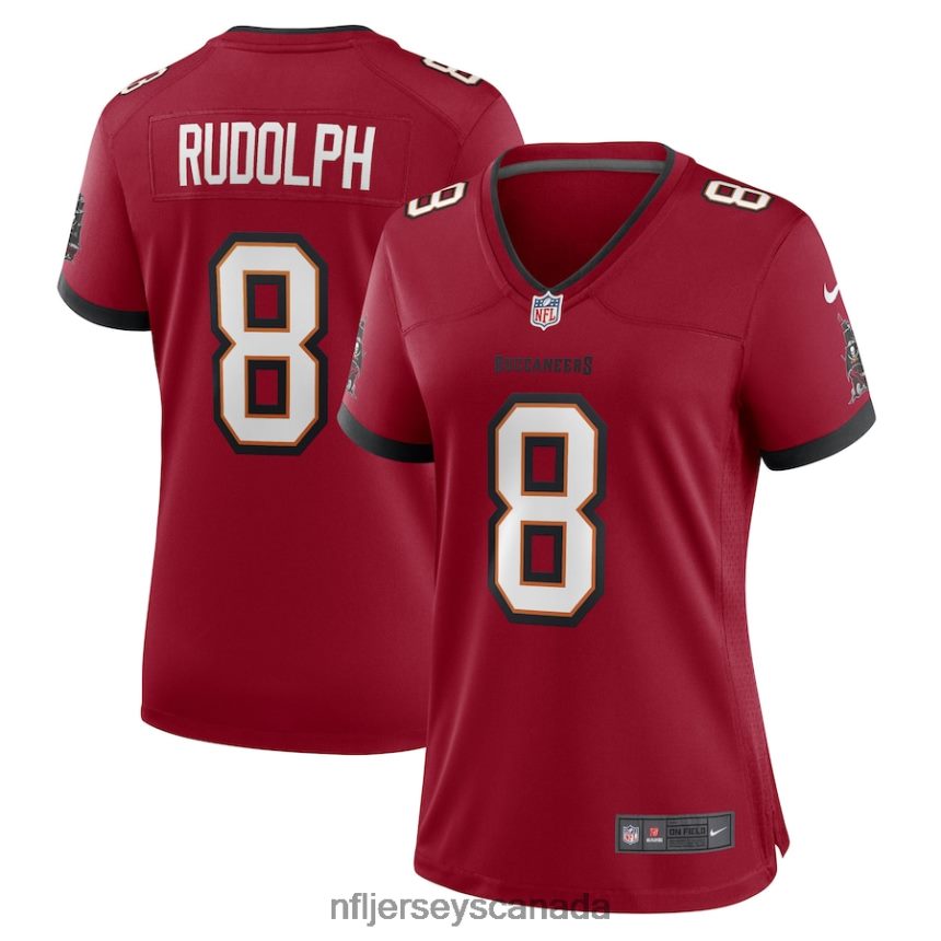 Women Tampa Bay Buccaneers Kyle Rudolph Nike Red Game Player Jersey Clothing NFL TBXFR64652