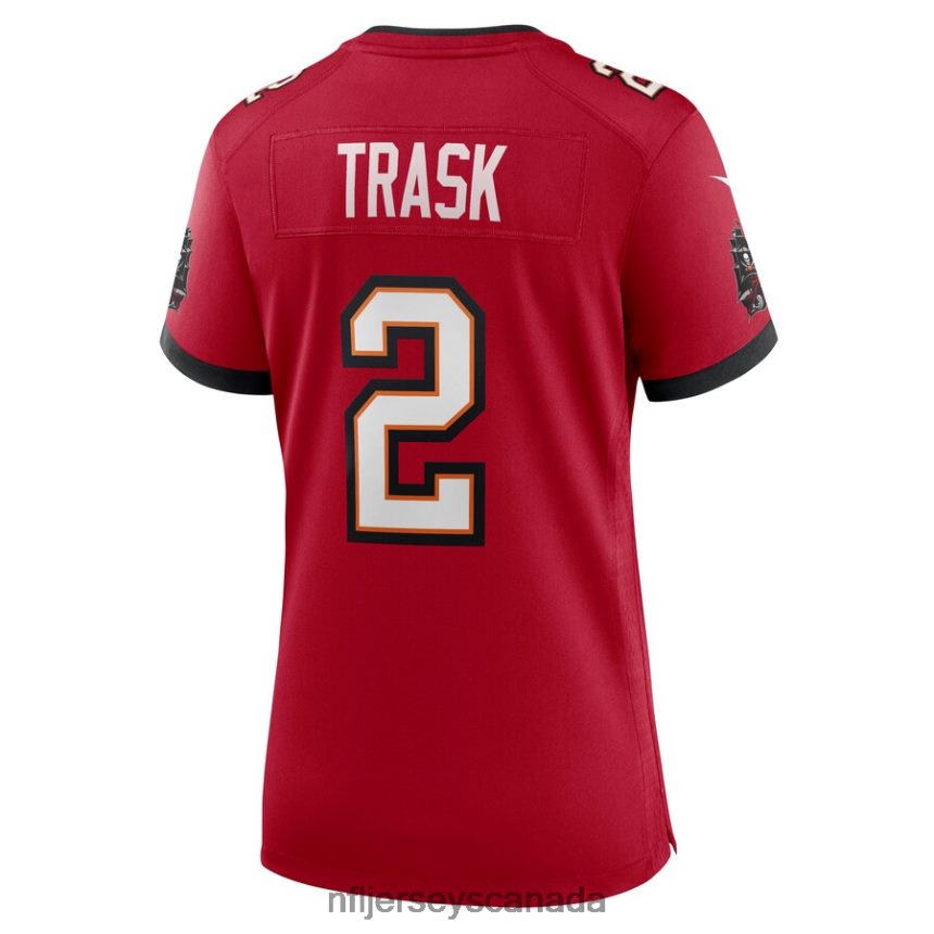 Women Tampa Bay Buccaneers Kyle Trask Nike Red Game Jersey Clothing NFL TBXFR64428