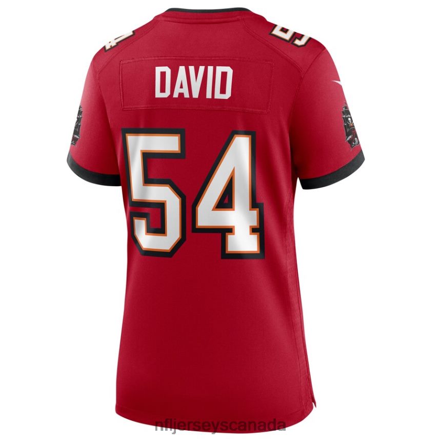 Women Tampa Bay Buccaneers Lavonte David Nike Red Game Jersey Clothing NFL TBXFR65780