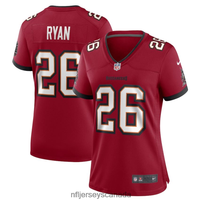 Women Tampa Bay Buccaneers Logan Ryan Nike Red Game Player Jersey Clothing NFL TBXFR66402