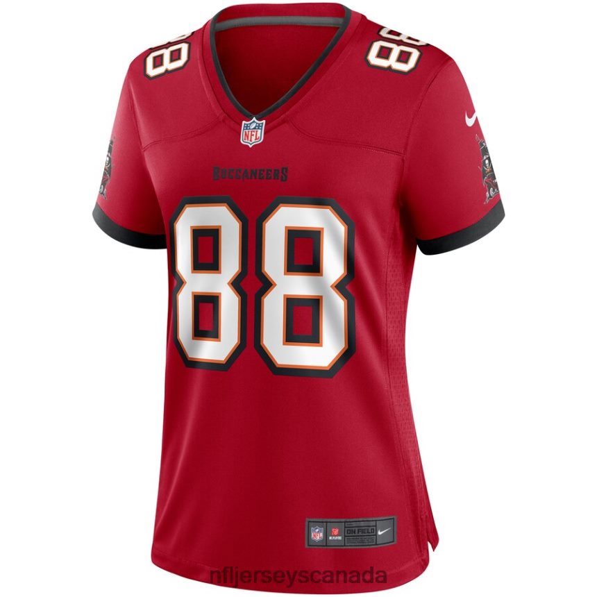 Women Tampa Bay Buccaneers Mark Carrier Nike Red Game Retired Player Jersey Clothing NFL TBXFR66551