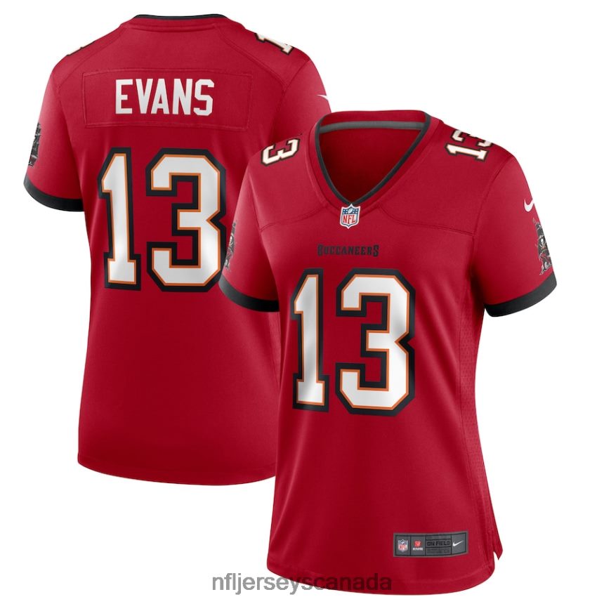 Women Tampa Bay Buccaneers Mike Evans Nike Red Game Jersey Clothing NFL TBXFR61783