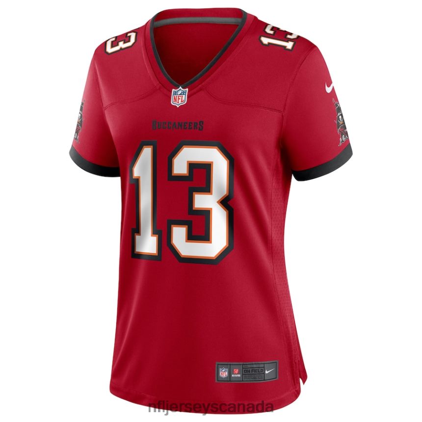 Women Tampa Bay Buccaneers Mike Evans Nike Red Game Jersey Clothing NFL TBXFR61783