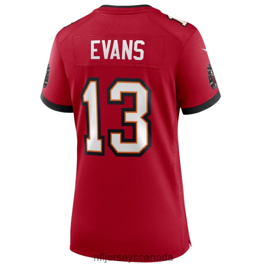 Women Tampa Bay Buccaneers Mike Evans Nike Red Game Jersey Clothing NFL TBXFR61783