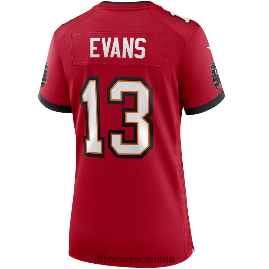 Women Tampa Bay Buccaneers Mike Evans Nike Red Game Player Jersey Clothing NFL TBXFR61298