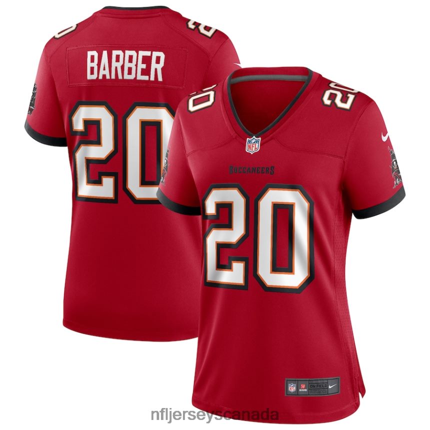 Women Tampa Bay Buccaneers Ronde Barber Nike Red Game Retired Player Jersey Clothing NFL TBXFR61415