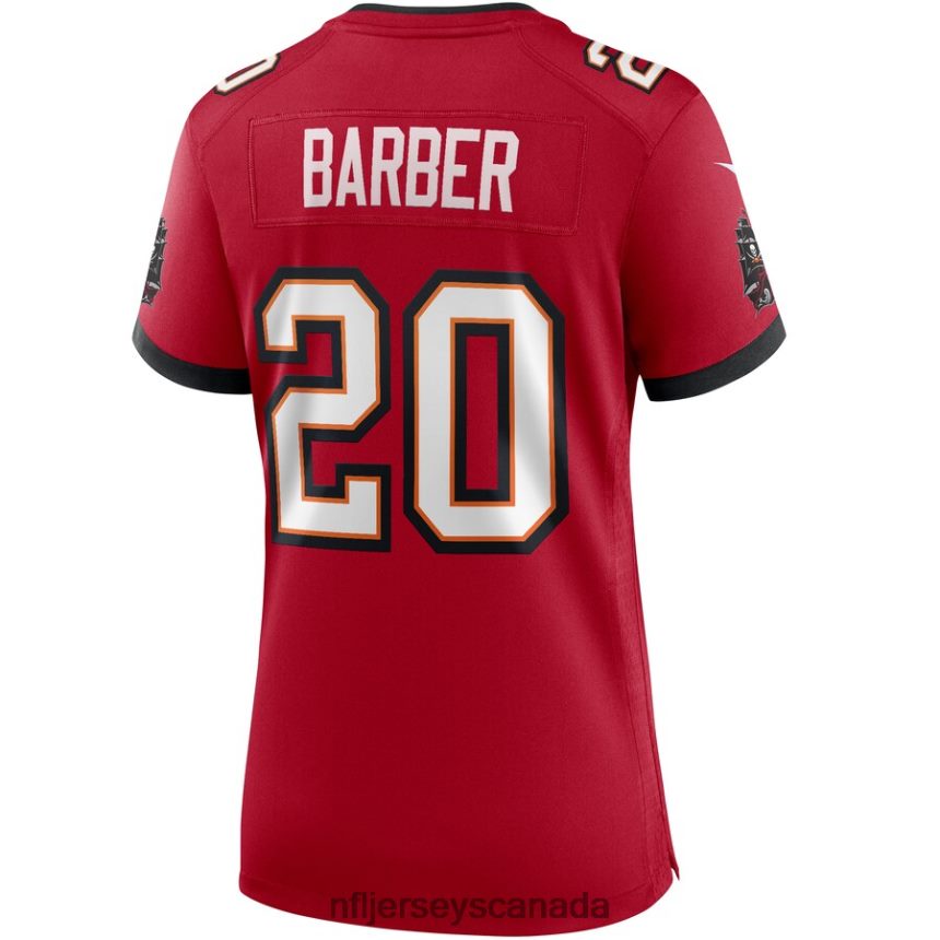 Women Tampa Bay Buccaneers Ronde Barber Nike Red Game Retired Player Jersey Clothing NFL TBXFR61415
