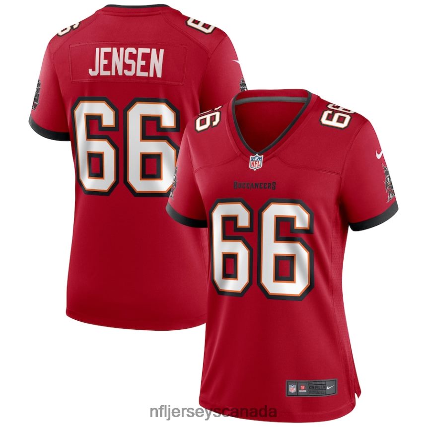 Women Tampa Bay Buccaneers Ryan Jensen Nike Red Game Jersey Clothing NFL TBXFR64643